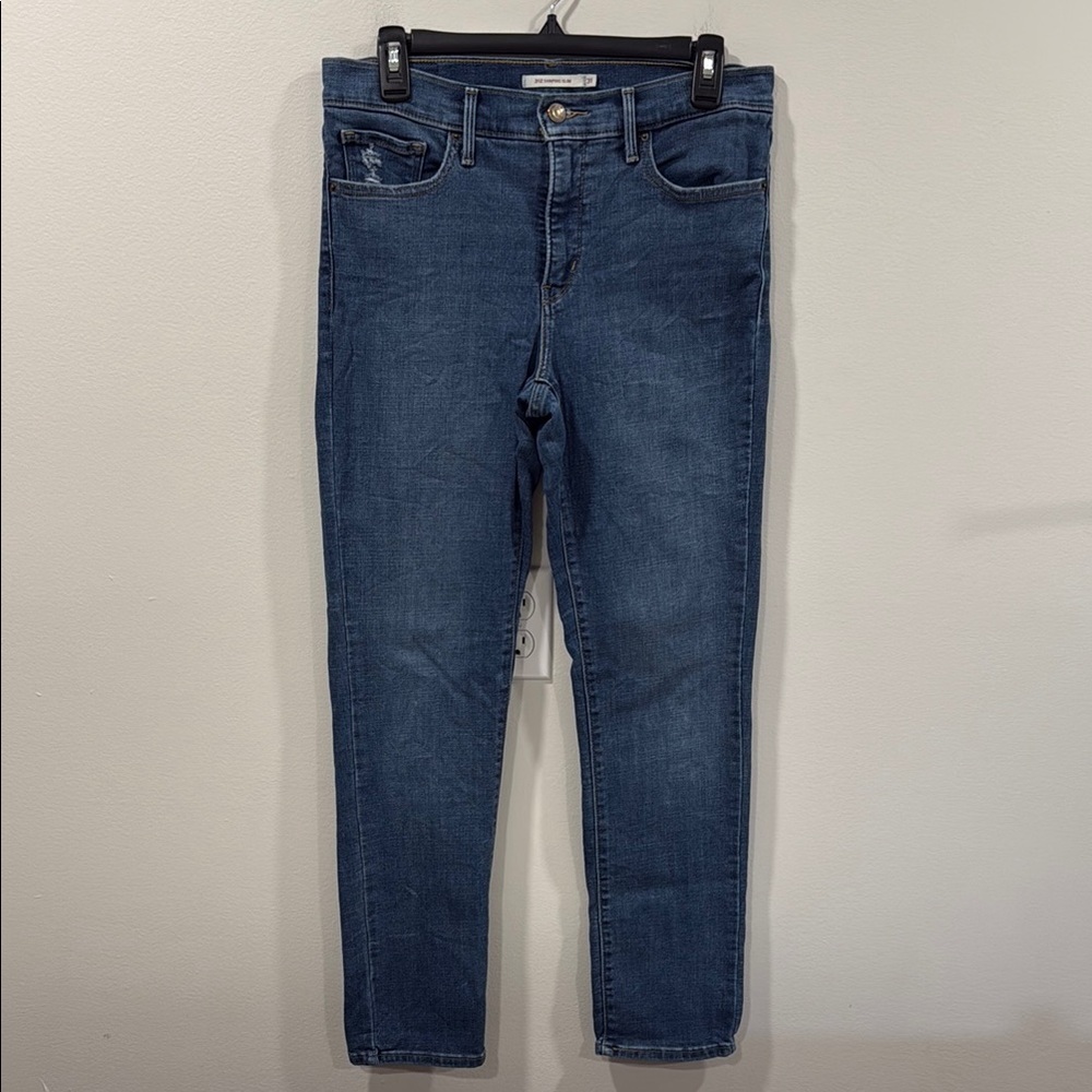 Levi's Blue Skinny Jeans with Classic Stitching Size 31 GUC